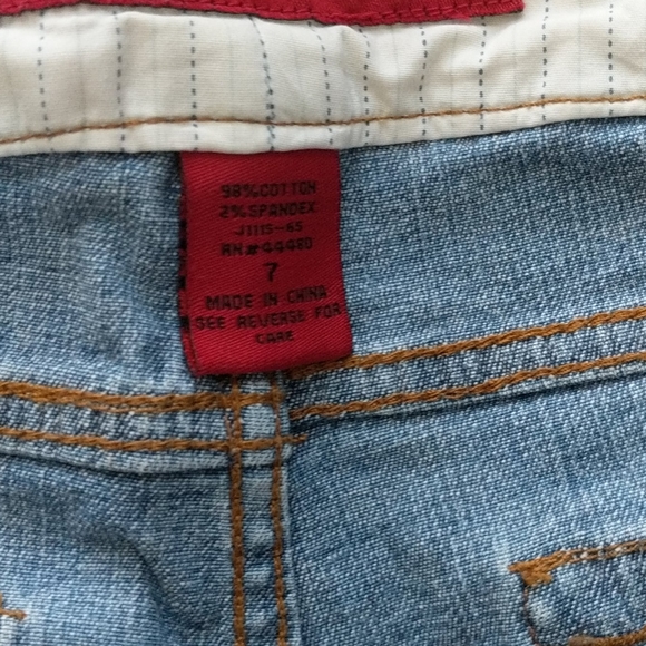 Size 7 Fire jeans inseam 33 Juniors - Picture 5 of 7